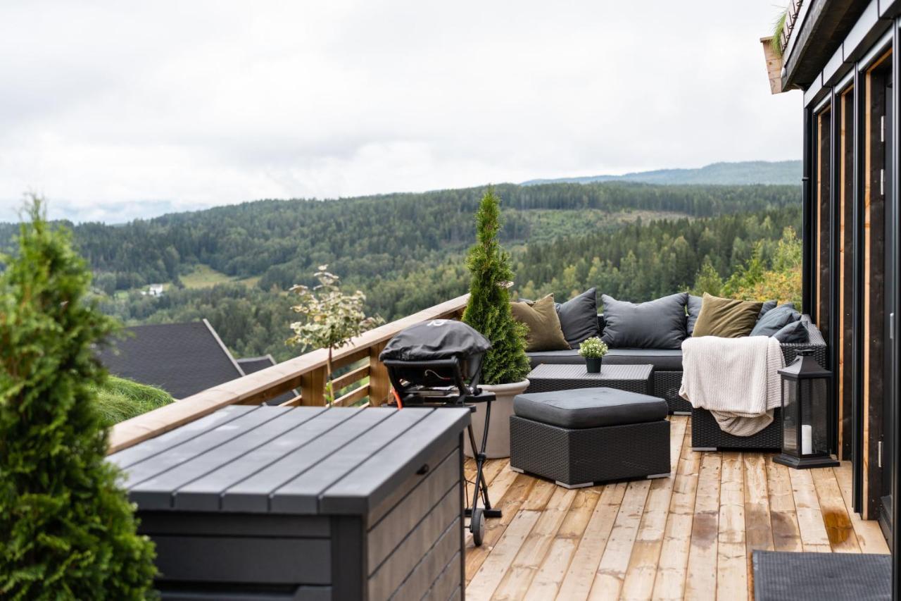 Vila Hide Hut - Amazing View 50 Min From Oslo Stange Exteriér fotografie